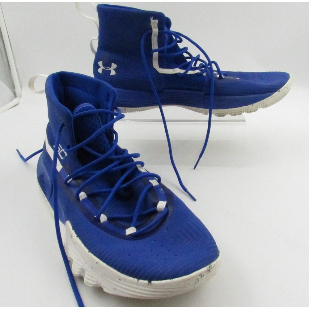 Under Armour SC Stephen Curry Basketball Shoes Men's Blue High Top Size 12 US